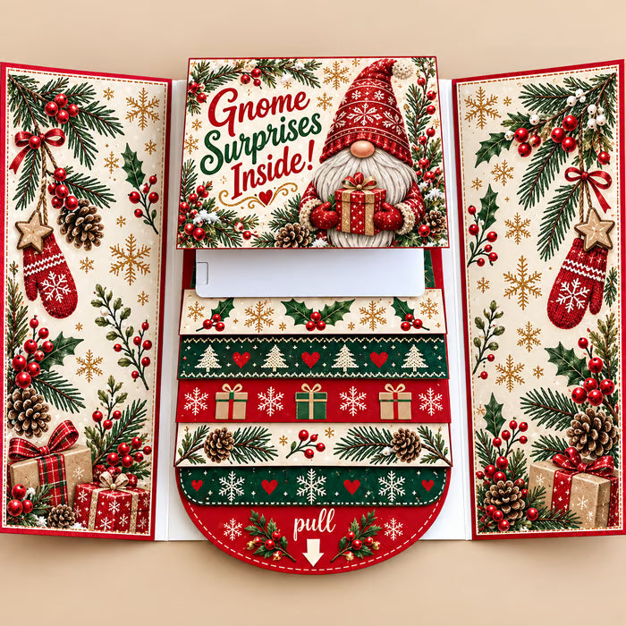2026 New🎅 Waterfall Christmas Gift Card Booklet
