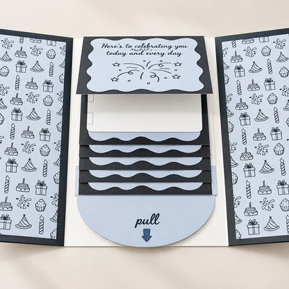 2026 New🎅 Waterfall Christmas Gift Card Booklet