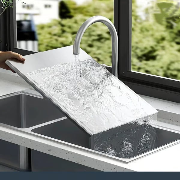 ✨ Stainless Steel Cutting Board – Hygienic, Durable & Easy-Clean Kitchen Prep