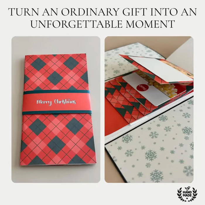 2026 New🎅 Waterfall Christmas Gift Card Booklet
