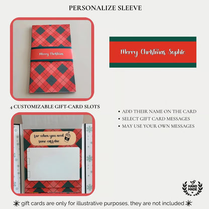2026 New🎅 Waterfall Christmas Gift Card Booklet