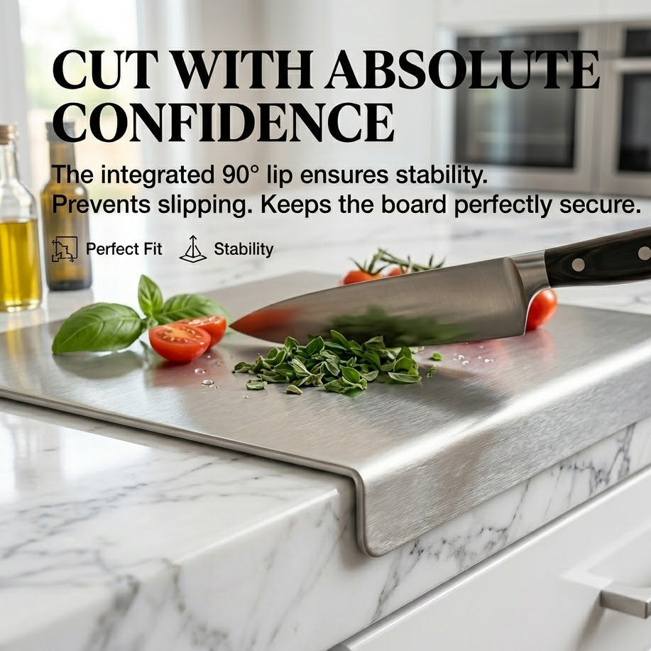 ✨ Stainless Steel Cutting Board – Hygienic, Durable & Easy-Clean Kitchen Prep