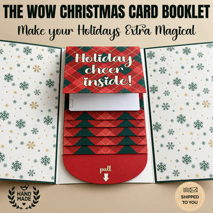 2026 New🎅 Waterfall Christmas Gift Card Booklet