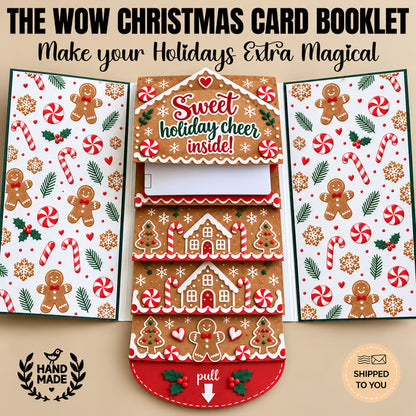 2026 New🎅 Waterfall Christmas Gift Card Booklet