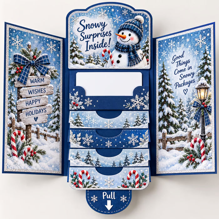 2026 New🎅 Waterfall Christmas Gift Card Booklet