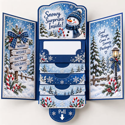 2026 New🎅 Waterfall Christmas Gift Card Booklet