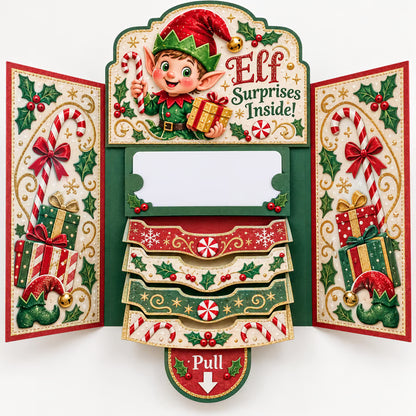 2026 New🎅 Waterfall Christmas Gift Card Booklet