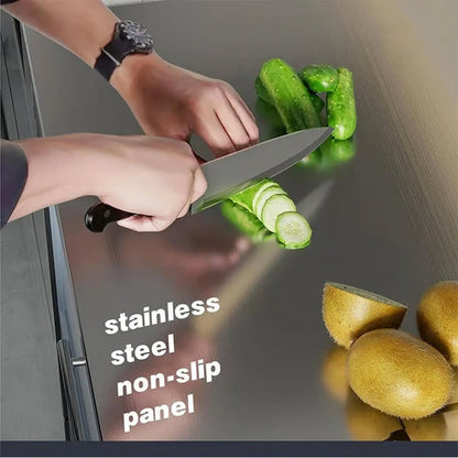 ✨ Stainless Steel Cutting Board – Hygienic, Durable & Easy-Clean Kitchen Prep